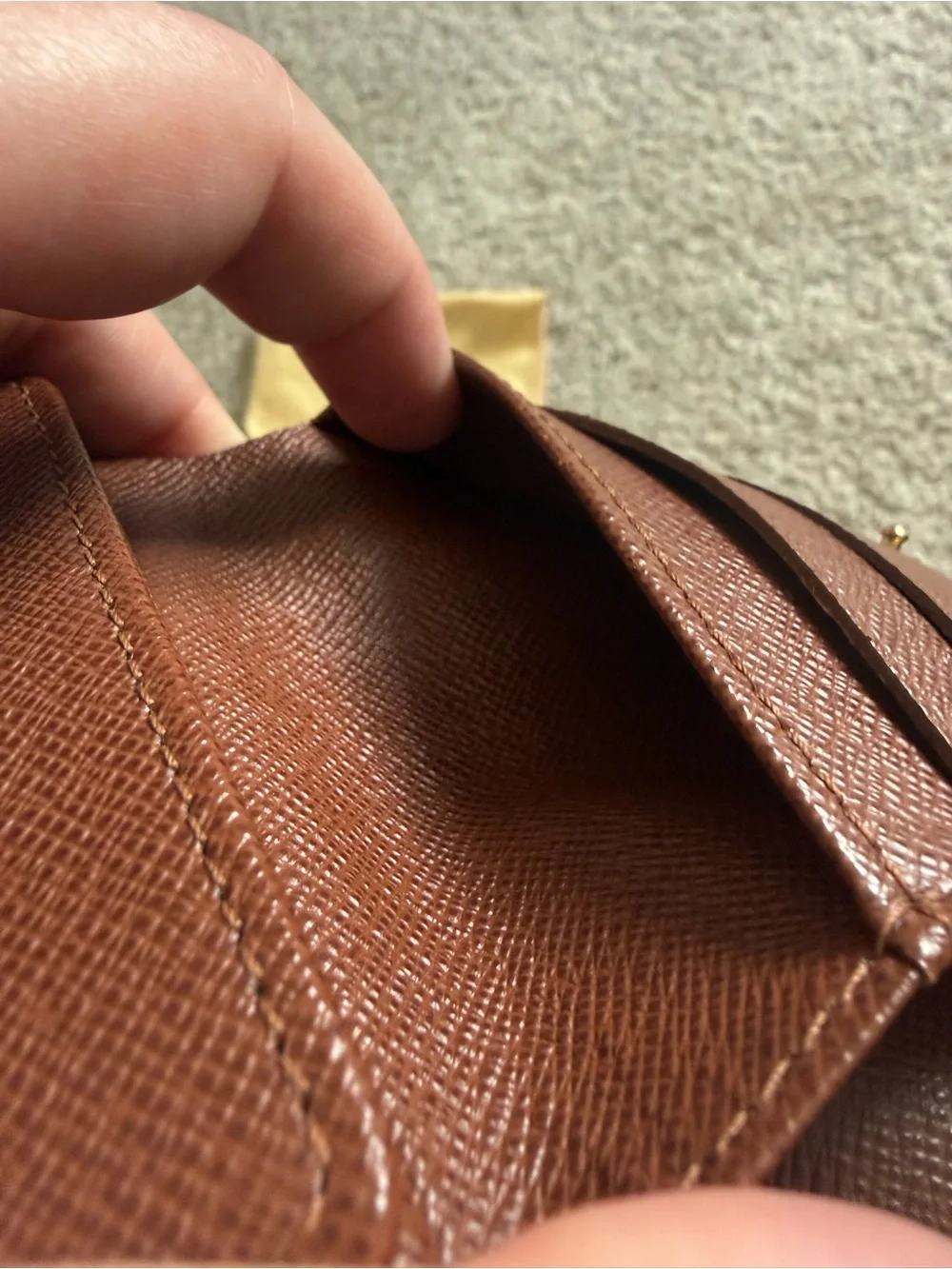 Authentic Louis Vuitton Monogram Elise Trifold Wallet | Made in France